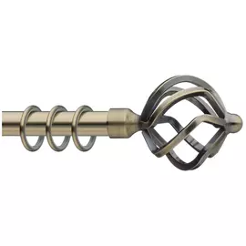 наконечник ARTTEX 16мм шар кованый золото антик, арт.нак. 16.83.650