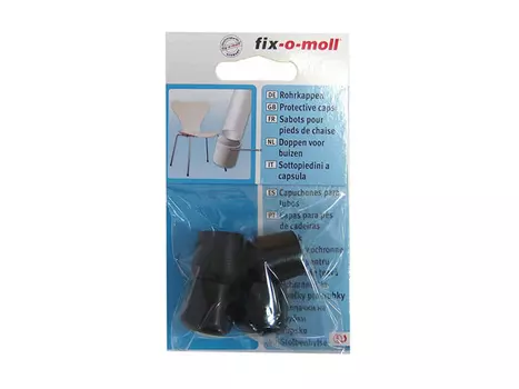 наконечник для мебельных ножек 18мм 4шт черный