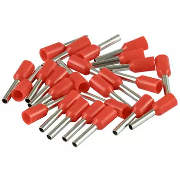 наконечник-гильза DUWI 1мм 25шт красный