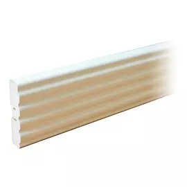 наличник МДФ фигурный Smartprofile, 70х2200 мм, белый, под покраску