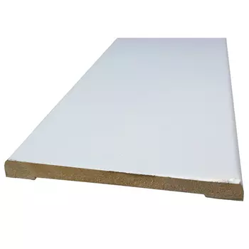 наличник BELWOODDOORS Максимум 6 белый 70мм плоский эмаль