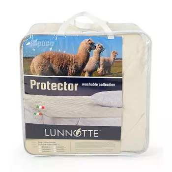 наматрасник LUNNOTTE 140х200см шерсть альпака, арт.LTPAG 140