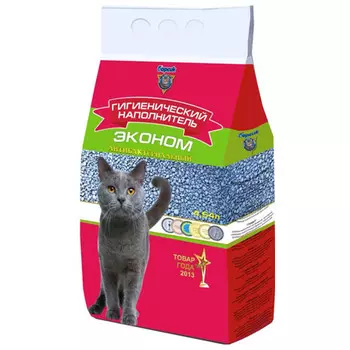 наполнитель БАРСИК Эконом глиняный впитывающий 4,54л