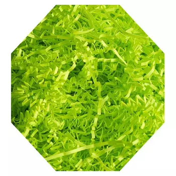 наполнитель декоративный Бумага резаная 2мм 100г зеленый