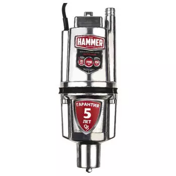 насос вибрационный HAMMER NAP250BC 16м 250Вт 1110л/ч нижний забор