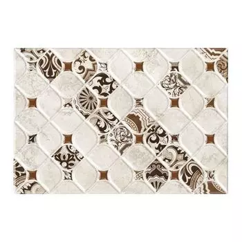 настенная плитка Keramin Майорка 3_4 40х27,5 см бежевая