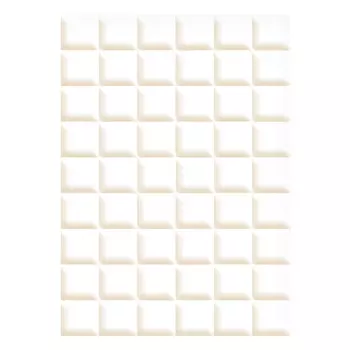 настенная плитка La Favola Гардения 40х28 см белая