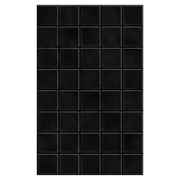 настенная плитка Unitile Чарли 25х40 см черная