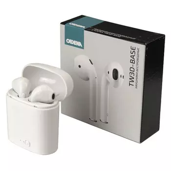 наушники беспроводные CADENA TW3D-Base полноразмерные белый
