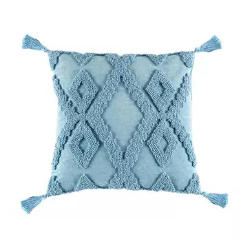 наволочка декоративная TODELIA Орнамент-2 45х45см голубая, арт. HPW0119B-A