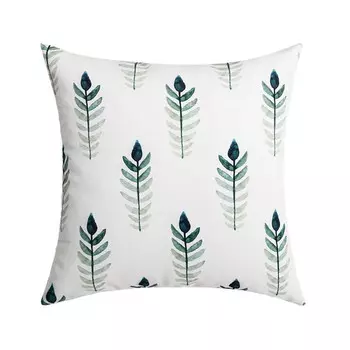 наволочка декоративная TODELIA Перо 45х45см белая, арт. HPW0086A-A