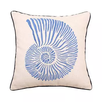 наволочка декоративная TODELIA Ракушка 45х45см бежевая, арт. HPW0151A-A