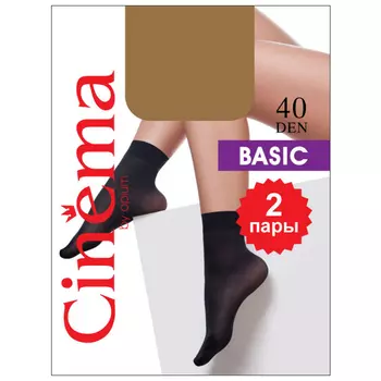 носки CINEMA Basic 40den visone 2 пары