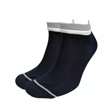 носки CINEMA Полоски-борт размер 25 женские синий, серый, белый