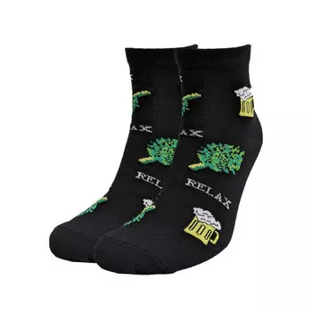 носки COMANDOR Пиво средней длины 25 мужские черный