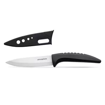 нож ATMOSPHERE Ceramic 10см овощной керамика, пластик с чехлом