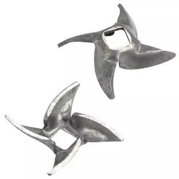 нож для мясорубки MALLONY Чудо нерж.сталь запасная часть