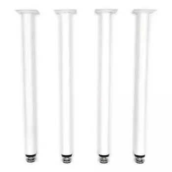 ножка круглая 30х150мм белый