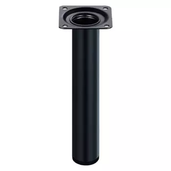 ножка круглая 30х200мм черный