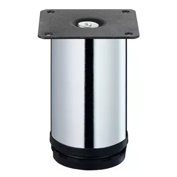 ножка круглая 50х100/115 мм хром