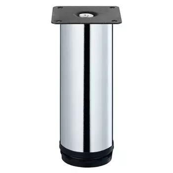 ножка круглая 50х150/165мм хром регулируемая