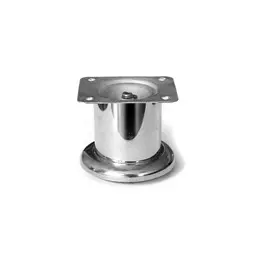 ножка круглая 50х60мм хром