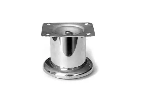 ножка круглая 50х60мм хром