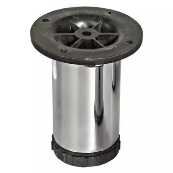 ножка круглая 50х80/100 мм регулируемая хром