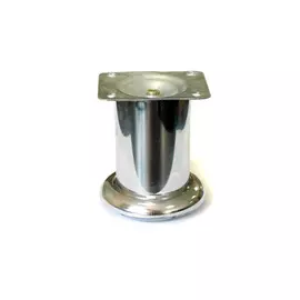 ножка круглая 50х80мм хром