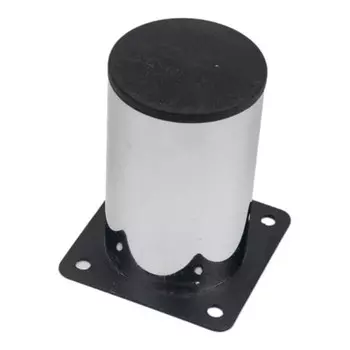 ножка круглая 50х80мм хром