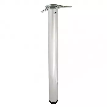 ножка круглая 60х710мм матовый хром