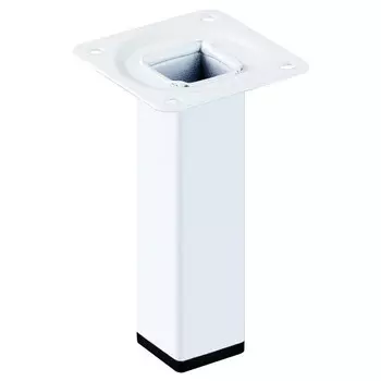 ножка квадратная 25х25х100мм белый