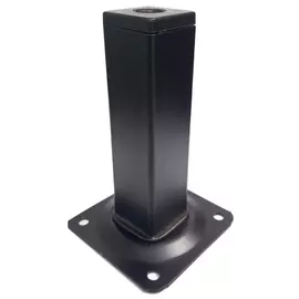 ножка квадратная 25х25х100мм черный