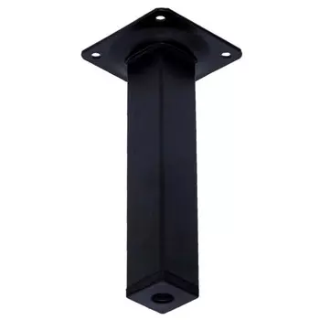 ножка квадратная 25х25х150мм черный