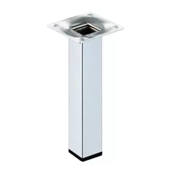 ножка квадратная 25х25х150мм никель