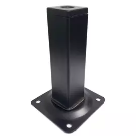 ножка квадратная 25х25х200мм черный