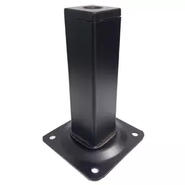 ножка квадратная 25х25х250мм черный