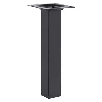 ножка квадратная 25х25х250мм черный