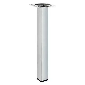 ножка квадратная 25х25х250мм никель