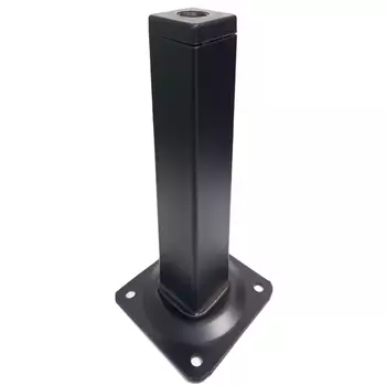 ножка квадратная 25х25х300мм черный