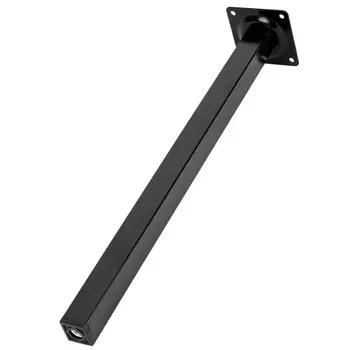 ножка квадратная 25х25х300мм черный