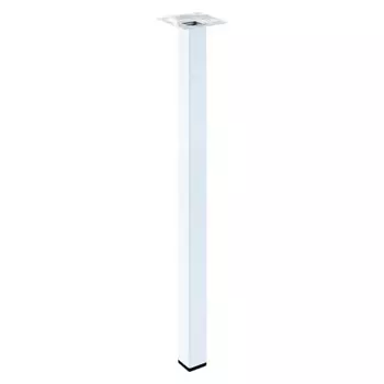 ножка квадратная 25х25х700мм белый