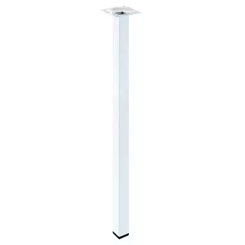 ножка квадратная 25х25х800мм белый