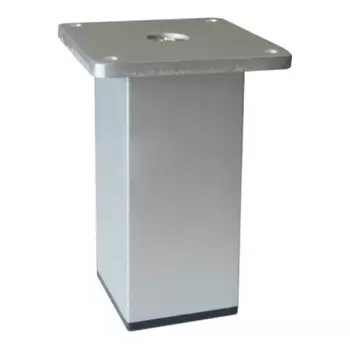 ножка квадратная 40х40х100мм матовый хром