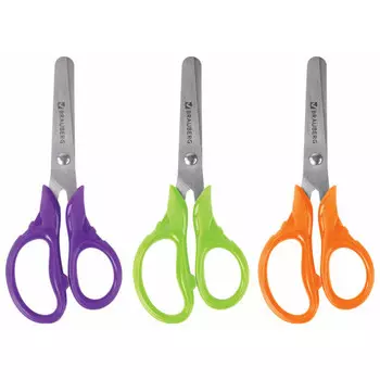 ножницы BRAUBERG Fruity 13см эргономичные ручки в асс-те