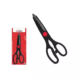 ножницы бытовые UGO LOKS 210мм прорезиненные ручки