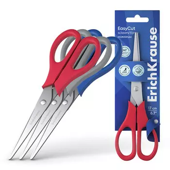 ножницы ErichKrause EasyCut 17 см