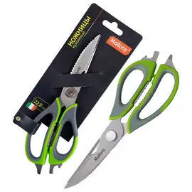 ножницы MALLONY 22,8см кухонные многофункциональные