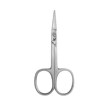 ножницы маникюрные LEI прямые металл серебро