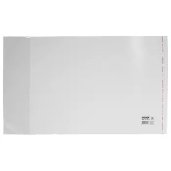 обложка для тетрадей ПИФАГОР 70мкм 215х360мм прозрачная клейкий край